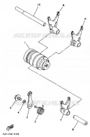BARILLET DE SELECTION / FOURCHETTES pour Yamaha YZ 1994