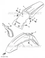GARDE BOUE pour Yamaha YZ 1994
