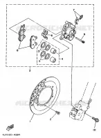 ETRIER DE FREIN AVANT pour Yamaha YZ 1994