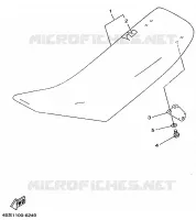 SELLE pour Yamaha YZ 1998