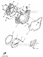 CARTER   MOTEUR 1 pour Yamaha YZ 1998