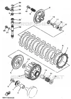 EMBRAYAGE DE DEMARREUR pour Yamaha YZ 1998