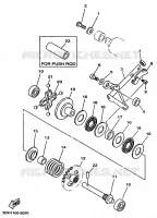 VALVE D'ECHAPPEMENT pour Yamaha YZ 1998