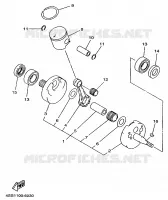VILEBREQUIN / PISTON pour Yamaha YZ 1998