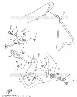 SUPPORT / REPOSE PIEDS pour Yamaha YZ 1998