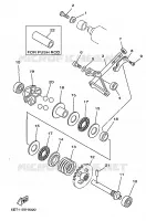 VALVE D'ECHAPPEMENT pour Yamaha YZ 1999