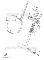 DIRECTION pour Yamaha YZ 1999