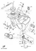 RESERVOIR A ESSENCE pour Yamaha YZ 1999