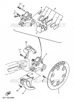ETRIER DE FREIN ARRIERE pour Yamaha YZ 1999