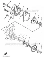 POMPE A EAU pour Yamaha YZ 1999