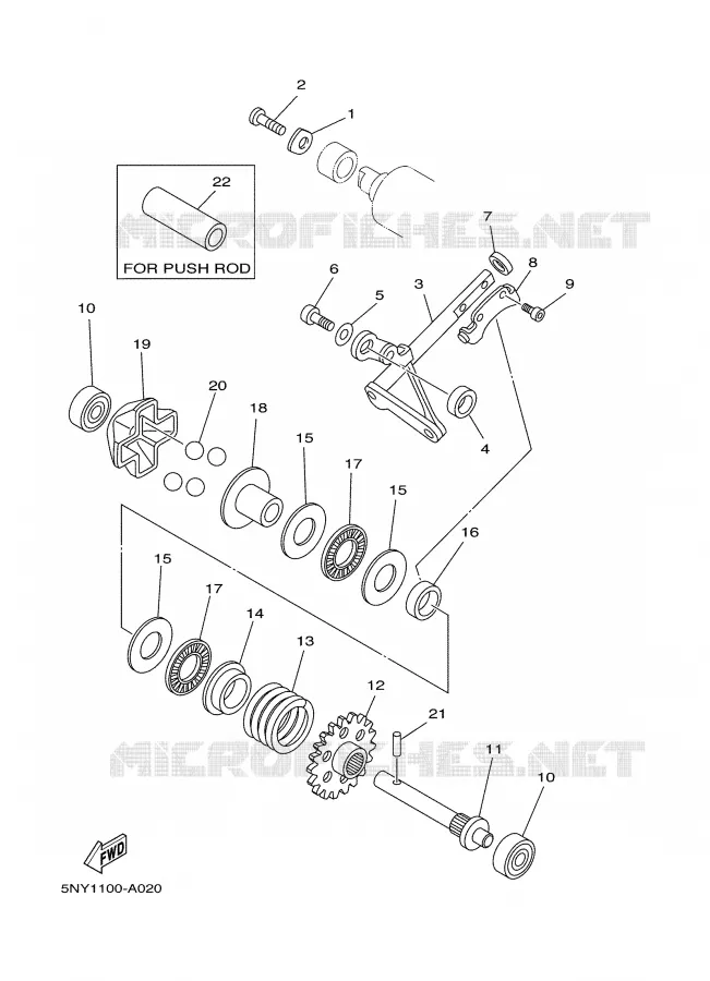 VALVE D'ECHAPPEMENT Yamaha MOTO 125 2002 YZ  YZ125
