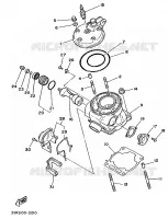 CULASSE pour Yamaha YZ 1991