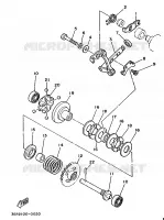 VALVE D'ECHAPPEMENT pour Yamaha YZ 1991