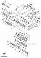 BRAS ARRIERE pour Yamaha YZ 1996