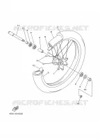 ROUE AVANT pour Yamaha YZ 1997