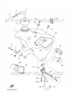 RESERVOIR A ESSENCE pour Yamaha YZ 1997