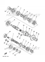 TRANSMISSION pour Yamaha YZ 1997