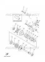 VALVE D'ECHAPPEMENT pour Yamaha YZ 1997
