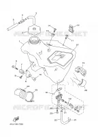 RESERVOIR A ESSENCE pour Yamaha YZ 1997