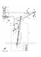 MAITRE CYLINDRE DE FREIN ARRIERE pour Yamaha YZ 1997