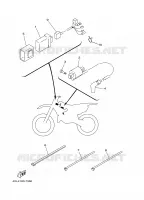 PARTIE ELECTRIQUE 1 pour Yamaha YZ 1997