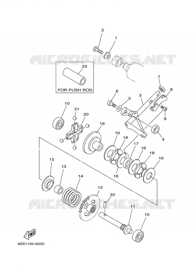 VALVE D'ECHAPPEMENT Yamaha MOTO 125 1997 YZ  YZ125J
