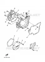 CARTER   MOTEUR 1 pour Yamaha YZ 1997