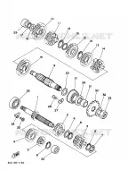 TRANSMISSION pour Yamaha YZ 1997