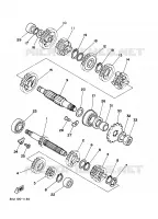 TRANSMISSION pour Yamaha YZ 1997