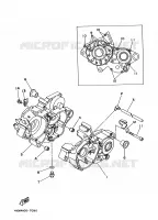 CARTER MOTEUR pour Yamaha YZ 1997