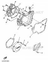 CARTER   MOTEUR 1 pour Yamaha YZ 1998