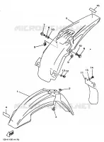 GARDE BOUE pour Yamaha YZ 1998