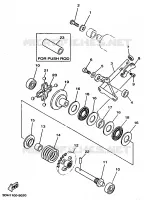 VALVE D'ECHAPPEMENT pour Yamaha YZ 1998