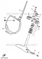 DIRECTION pour Yamaha YZ 1998