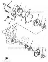 POMPE A EAU pour Yamaha YZ 1998