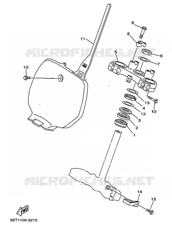 DIRECTION Yamaha MOTO 125 1999 YZ  YZ125L