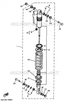 AMORTISSEUR ARRIERE pour Yamaha YZ 1996