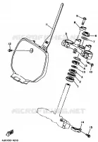 DIRECTION pour Yamaha YZ 1996