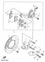 ETRIER DE FREIN AVANT pour Yamaha YZ 1996