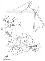 SUPPORT / REPOSE PIEDS pour Yamaha YZ 1996