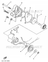POMPE A EAU pour Yamaha YZ 1996