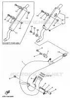 ECHAPPEMENT pour Yamaha YZ 1996