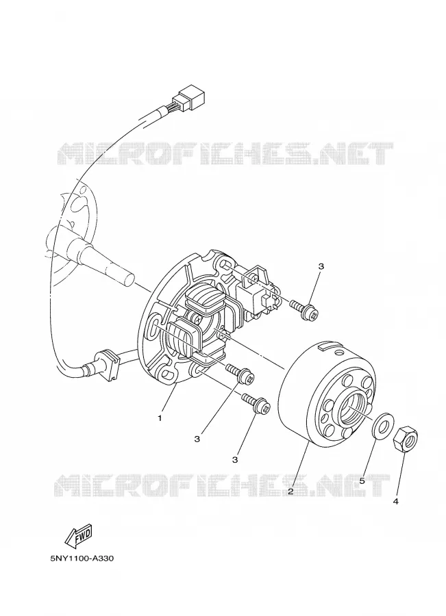 ALLUMAGE Yamaha MOTO 125 2002 YZ  YZ125P