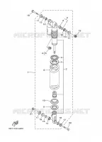 AMORTISSEUR ARRIERE pour Yamaha YZ 2004
