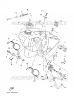 RESERVOIR A ESSENCE pour Yamaha YZ 2004