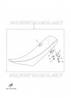 SELLE pour Yamaha YZ 2004