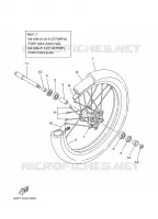 ROUE AVANT pour Yamaha YZ 2004