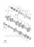 TRANSMISSION pour Yamaha YZ 2006