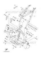 CADRE pour Yamaha YZ 2006