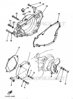 CARTER   MOTEUR 1 pour Yamaha YZ 1986